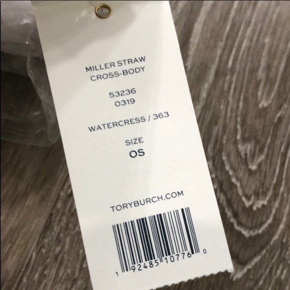 Tory Burch Miller straw green crossbody bag - Picture 9 of 9